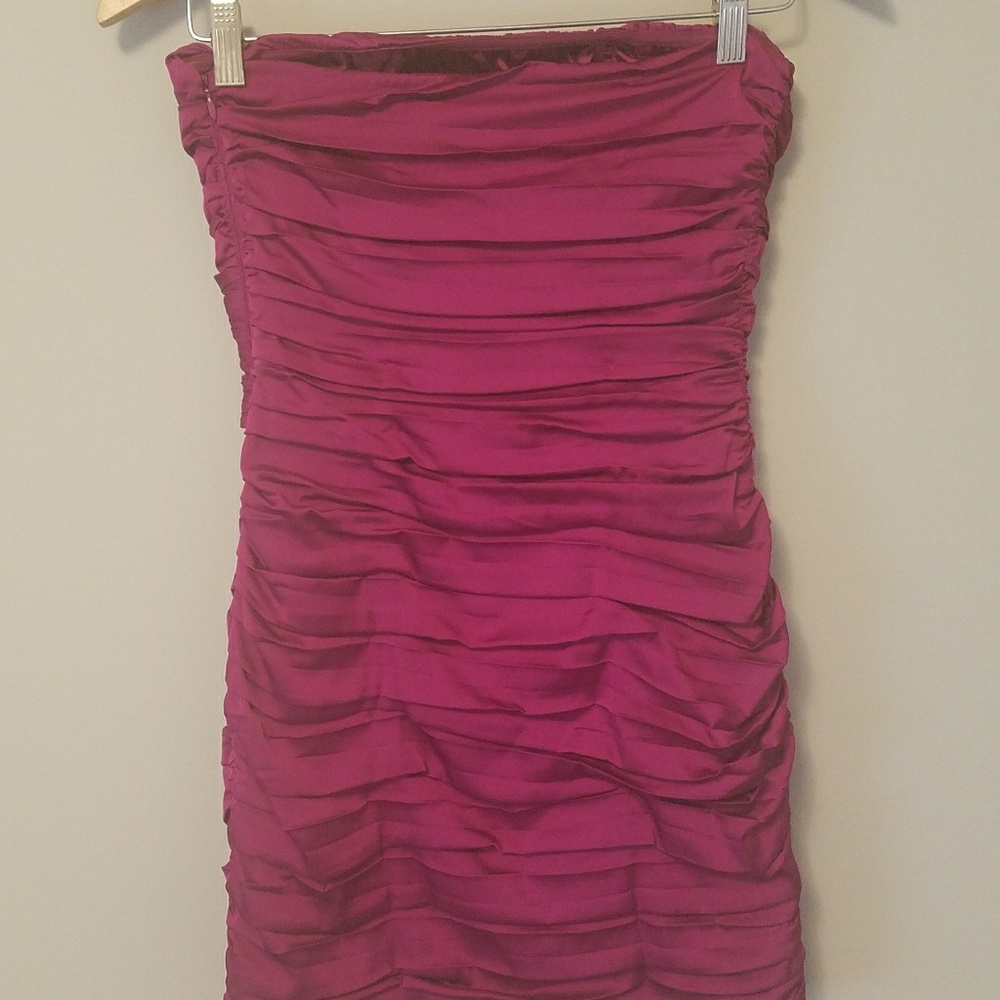 Express strapless dress